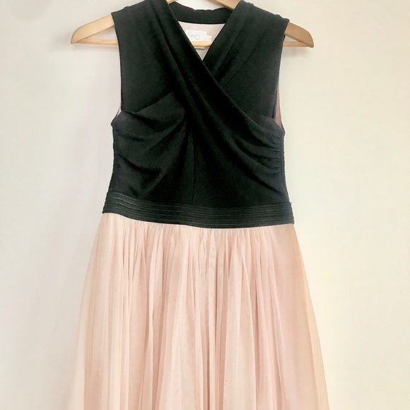 Anthropology black & pink tulle dress - Picture 2 of 3